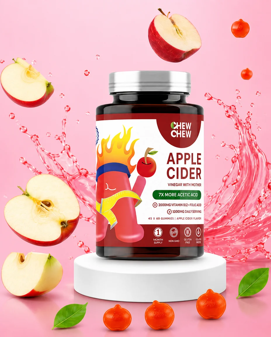 Chew Chew Apple Cider Vinegar Gummies bottle